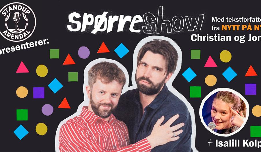 plakat for Nytt på Nytt tekstforfatterne med spørreshow på Streetfood Arendal