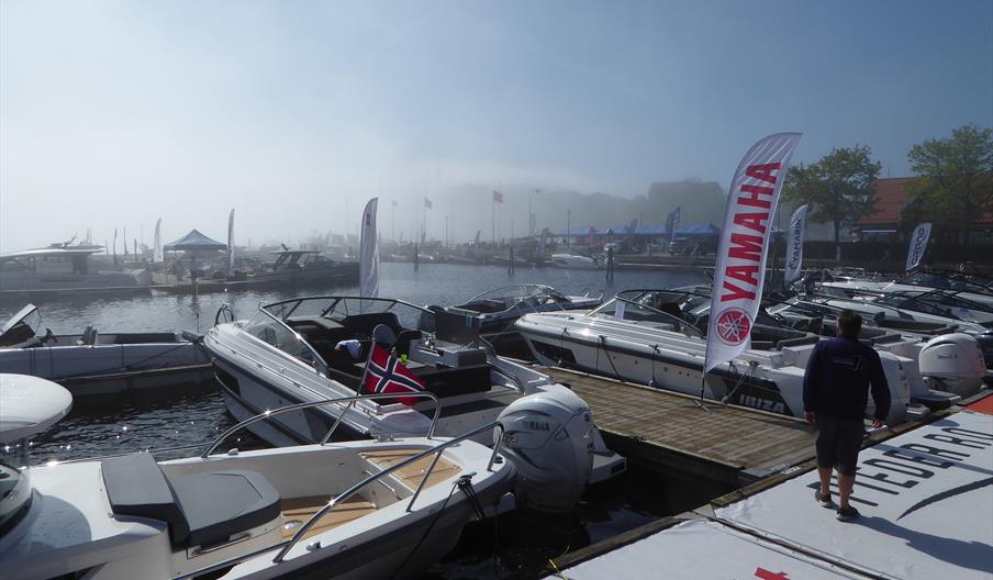 Fra tidligere båtmesse