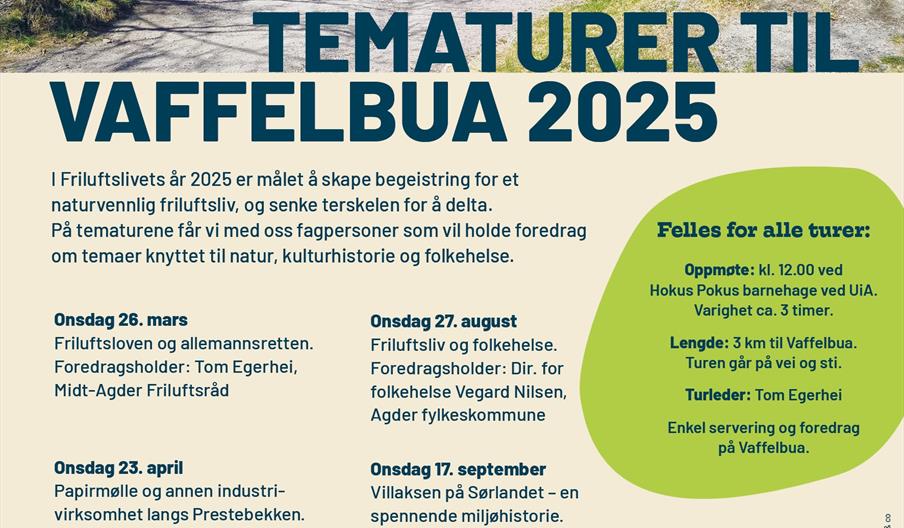 TEMATURER TIL VAFFELBUA 2025