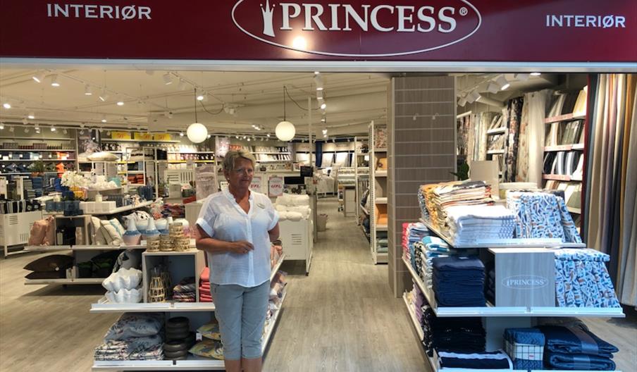 Inngangspartiet til butikken