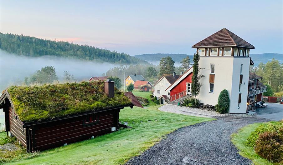Røyland Gård på sommeren