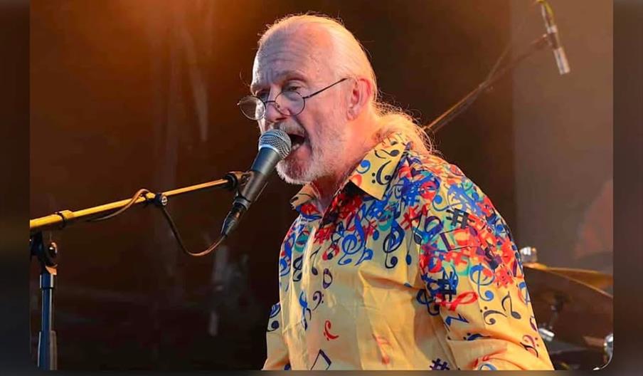 Bilde fra en konsert med Reidar Larsen