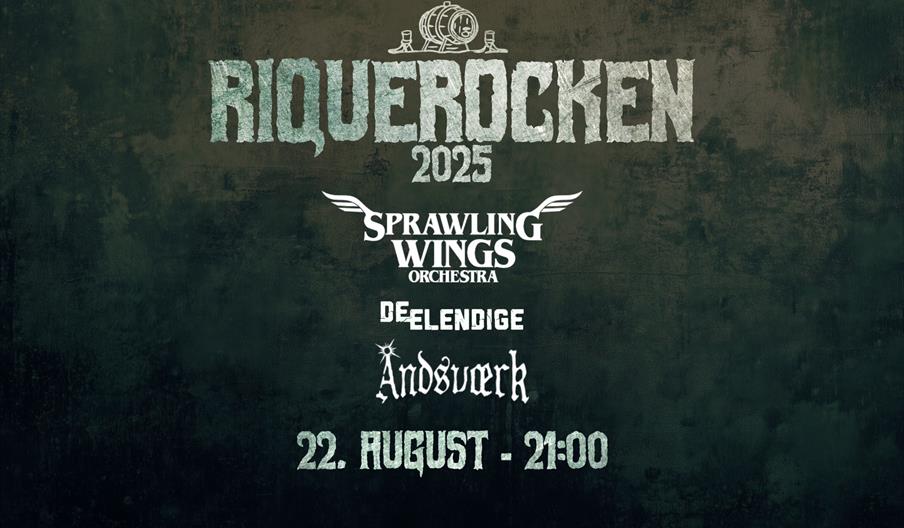 svart festivalplakat for hardrock på Barrique i Arendal