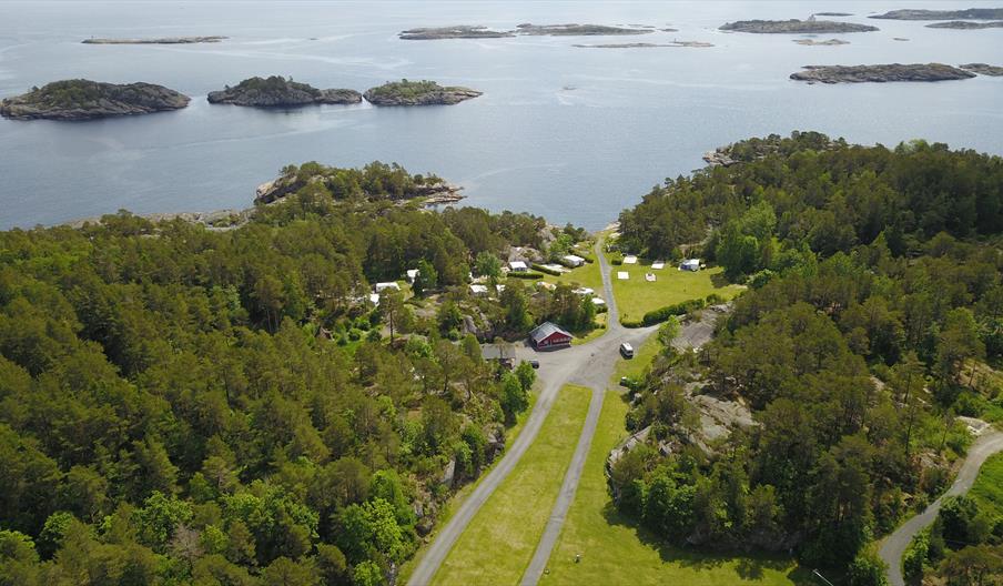 Bobilparkering i Tvedestrand