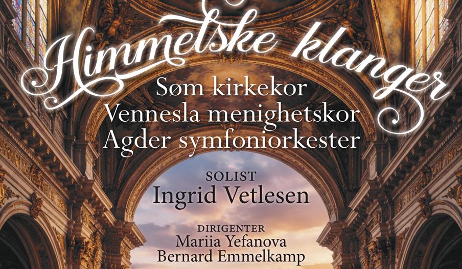 Samarbeidskonsert Søm kirkekor, Vennesla menighetskor og Agder symfoniorkester
