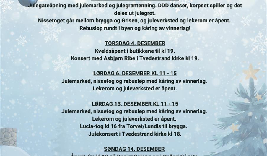 Julebyen - Tvedestrand