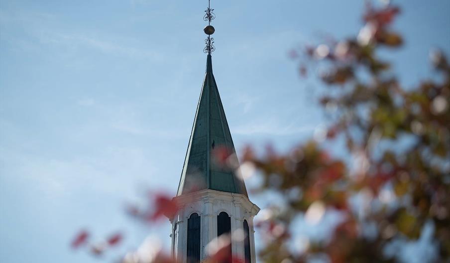 Spiret på Risør kirke