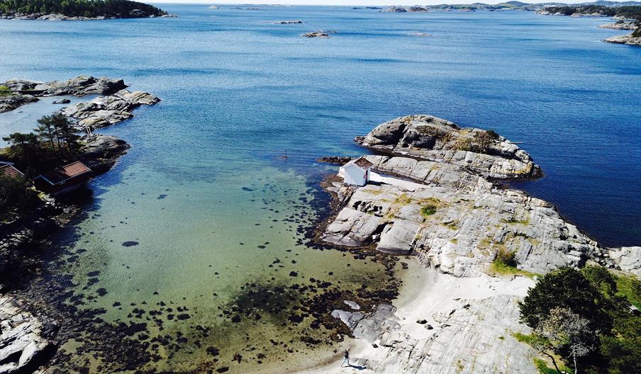 Stølsvika strand på Hisøy ved Arendal