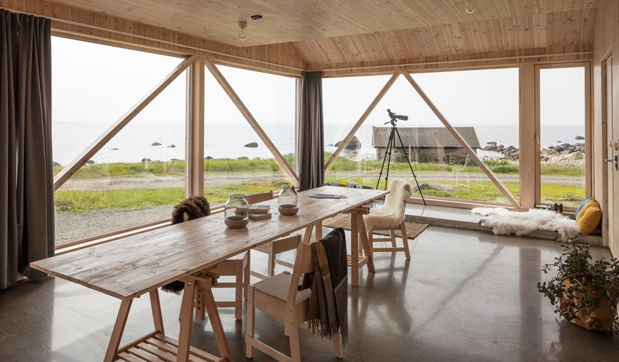 The Longhouse at Lista overnatting