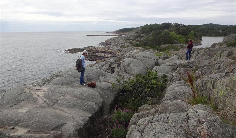 Ut på tur i Grimstad