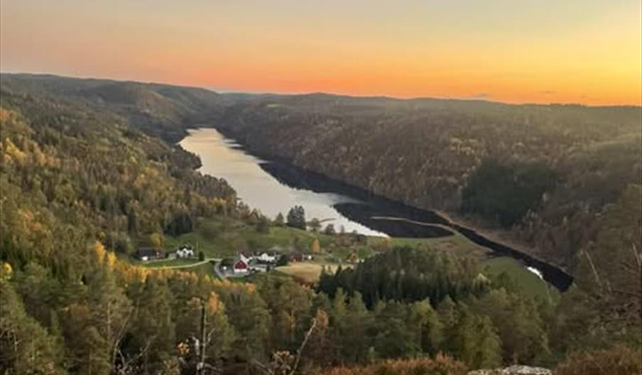 Utsikt over Øyslebø