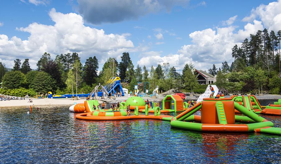 Uteaktiviteter i Mineralparken