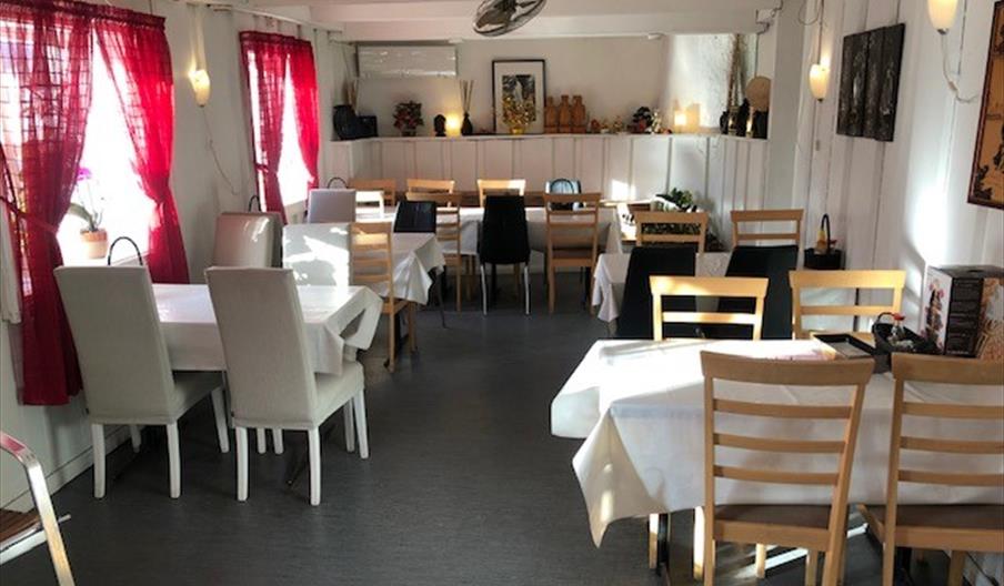 Bilde fra innsiden hos Viet Thai