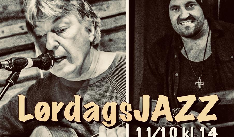 jazzplakat med bilde av to musikere