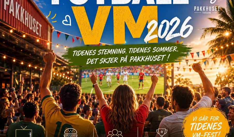 FOTBALL VM PÅ PAKKHUSET