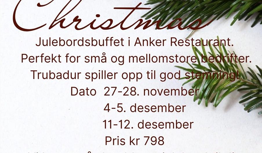 Julebordsbuffet på Mandal Hotel