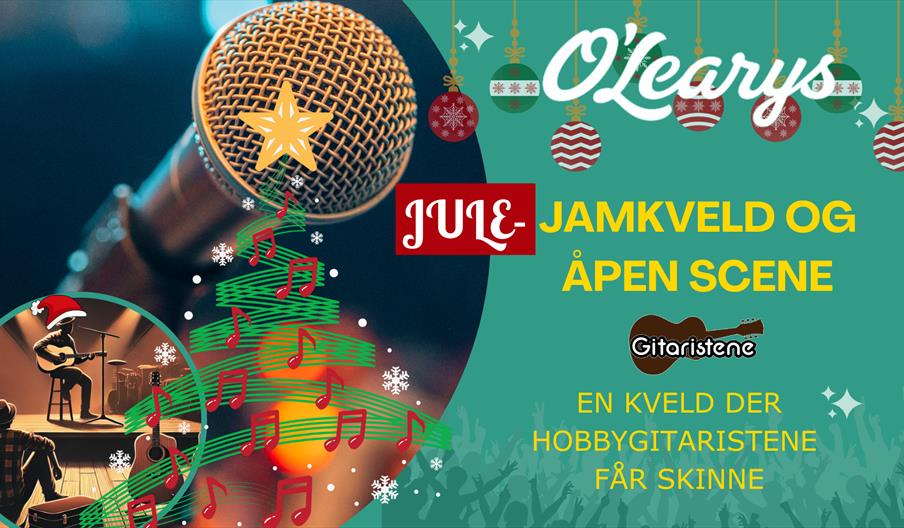 Jamkveld og åpen scene med Gitaristene