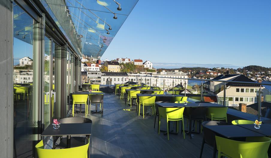 roof terrace Thon Hotel Arendal