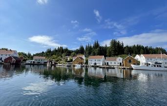 Svinør-uthavn-gamle hus-øy-Lindesnes