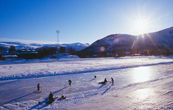 Skøytebanen på Hovden