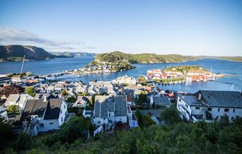 Utsikt over Farsund