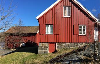 Bomsholmen Fløtingsmuseum fra utsiden