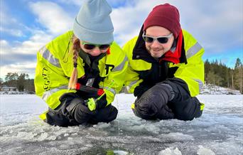 Isfiskeeventyr på Sørlandet