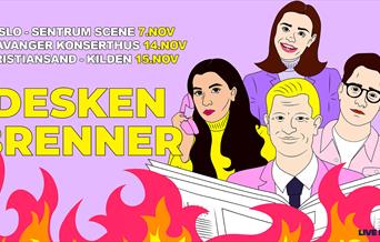 Desken Brenner – Live i Kilden