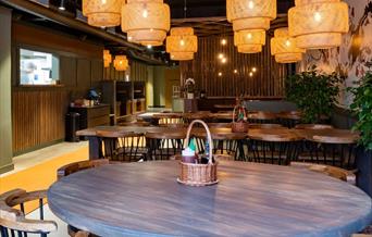 innsiden av restauranten