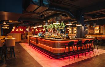 innsiden av restauranten