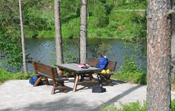 Fiskeplass på Torsland i Åseral