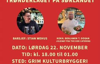 Julebord 2025 for Trønderlaget på Sørlandet Påmeldingsbillett