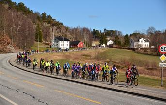 Sykkeltur "Verdens lengste vei til Arendal" 49 km