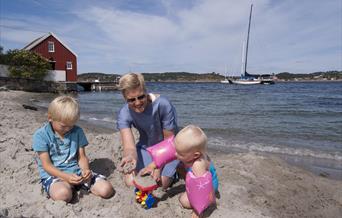 Merdø strand utenfor Arendal