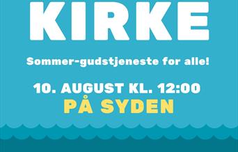 BAKGÅRDSKIRKE på Syden 10.08.25 plakat