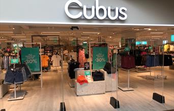 Bilde av inngangspartiet til Cubus