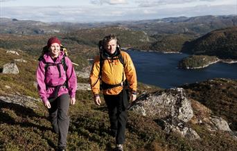 Fjelltur fra Langavatn til Blåfjellenden