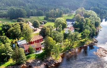 Dronefoto fra Boen Gård