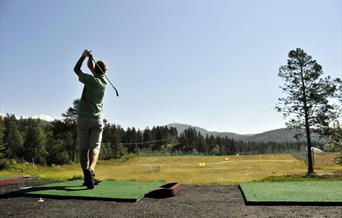 Ørnefjell Golfbane - mellom Bykle og Hovden