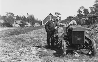 Knut Hamsun på Nørholm.