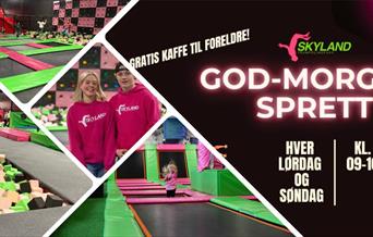 Skyland trampolinepark i Arendal