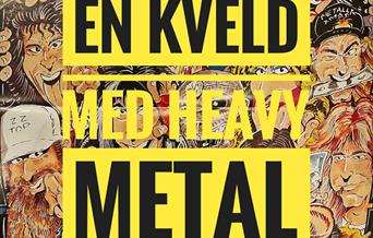 heavy metal plakat i tegneserieformat