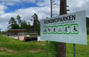Konsmoparken aktivitetspark og frisbeegolfbane