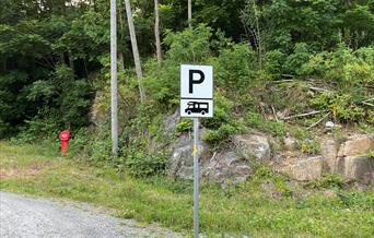 trafikkskilt for bobilparkering