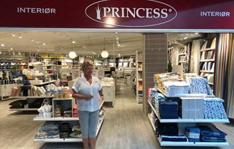 Inngangspartiet til butikken