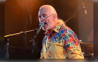 Bilde fra en konsert med Reidar Larsen
