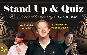 Standup og Quiz på Lille Andevinge