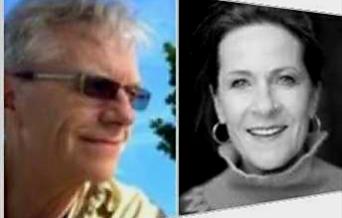 portrettbilder av Ralph Henk Vaags og Vigdis Hjorth