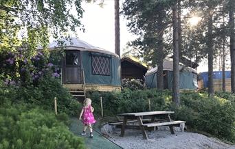 Mineralparken i Evje overnatting