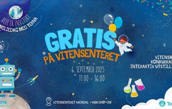 gratis dag på Vitensenteret plakat